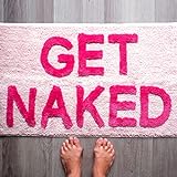Evovee Get Naked Badematte Rosa Lustig Niedlich Badezimmer Teppiche Pfirsich Rouge Teppich Dusche Lustige…