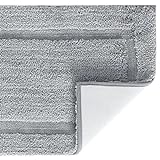 TOMORO Rutschfester Mikrofaser-Badezimmerteppich – extra saugfähig und schnell trocknend, weicher Luxus-Teppich,…