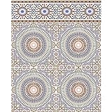 Casa Moro Marokkanische Wand-Fliesen Tanger 20x20 cm bunt mit Mosaik-Muster | Orientalische Wandfliesen…