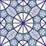 Cerames Lavent- Keramische Wandfliesen für Bad und Küche im Mosaikstil - 1 Packung mit 12 dekorativen…