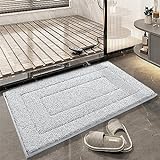 BWBIKE Badteppich Matte Super Soft Saugfähiger Badeteppich rutschfeste Badematten Maschinenwaschbarer…