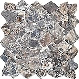Mosaik Fliese Marmor Naturstein beige Bruch Ciot Castanao für BODEN WAND BAD WC DUSCHE KÜCHE FLIESENSPIEGEL…
